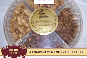 4 Compartment Nut Variety Tray